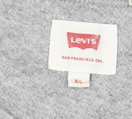 Levi's Grey Men's XL Cotton Crew Neck T-Shirt