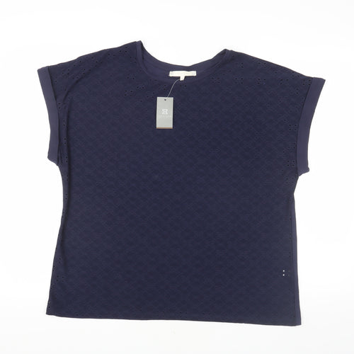 Lakeland Women's Blue Crew Neck Sleeveless T-Shirt