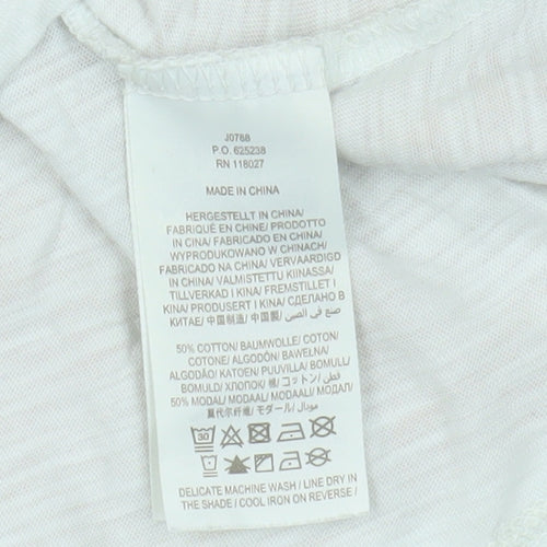Boden Women's Pink T-Shirt, Size 14, Classic Crew Neck