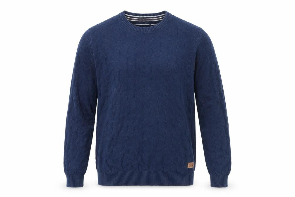 Front view of Lee Cooper Men's Blue Medium jumper