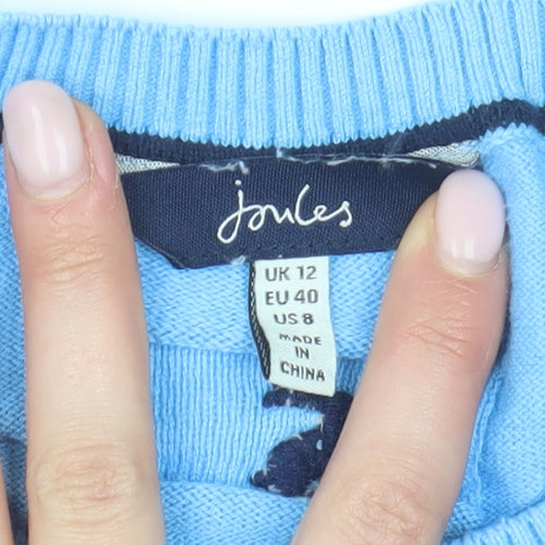 Joules Women's Blue Pullover Jumper Size 12