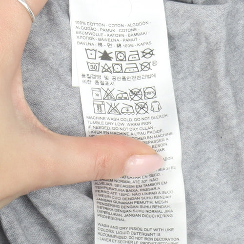 Levi's Men's Grey Graphic Print T-Shirt, Size S