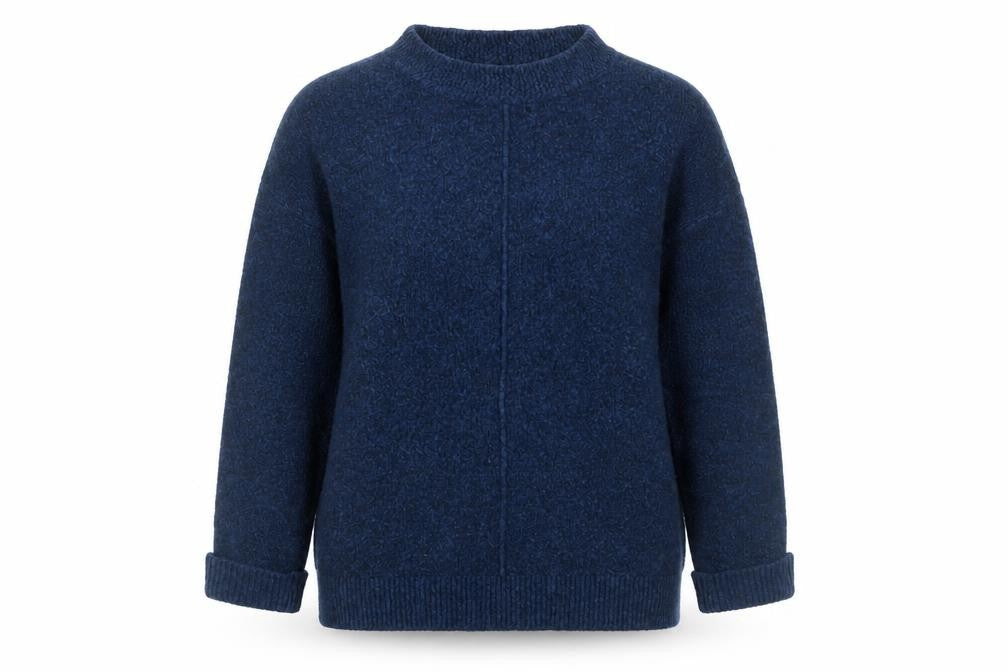 Front view of Monsoon Women's Blue Knit jumper M