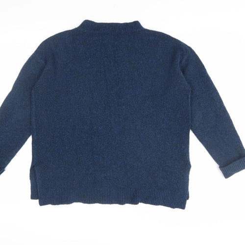 Monsoon Women's Blue Knit Pullover Jumper M