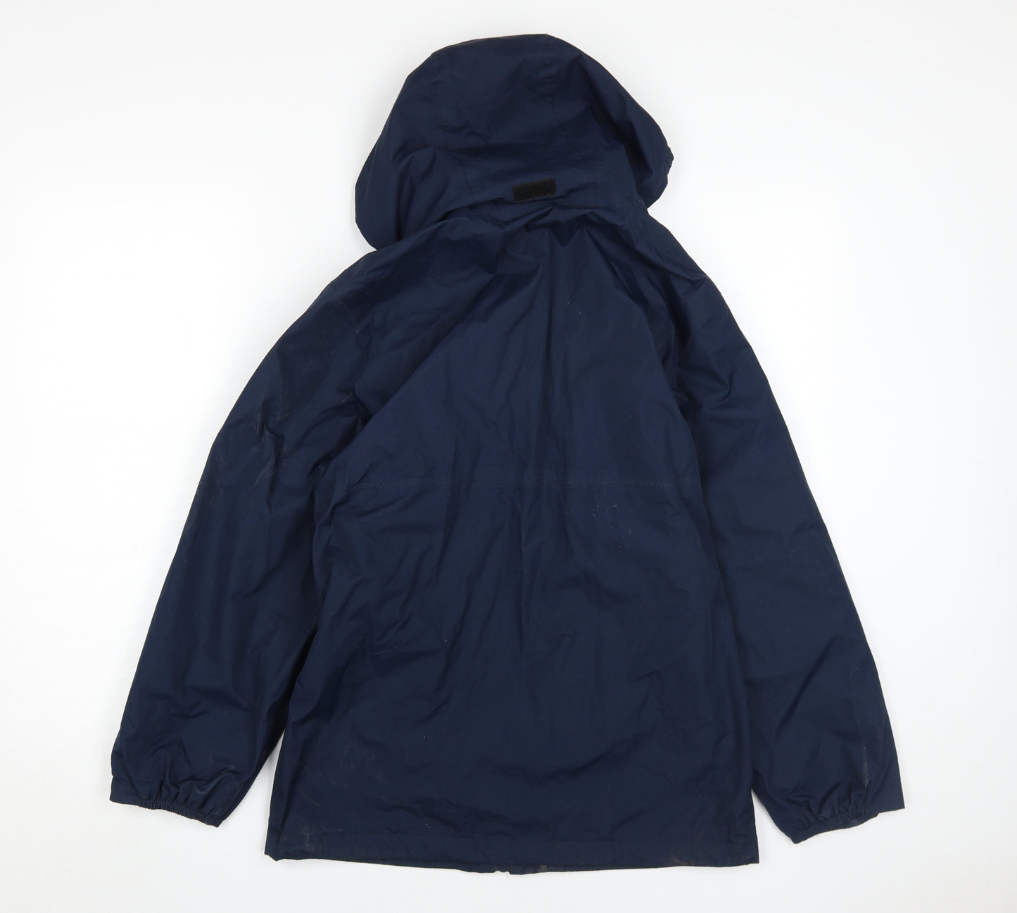 Freedom Trail Boys Blue Hooded Rain Coat, 13 Years