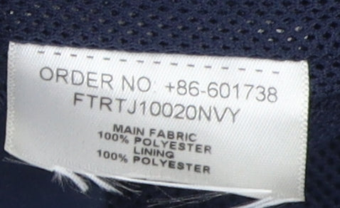 Freedom Trail Boys Blue Hooded Rain Coat, 13 Years
