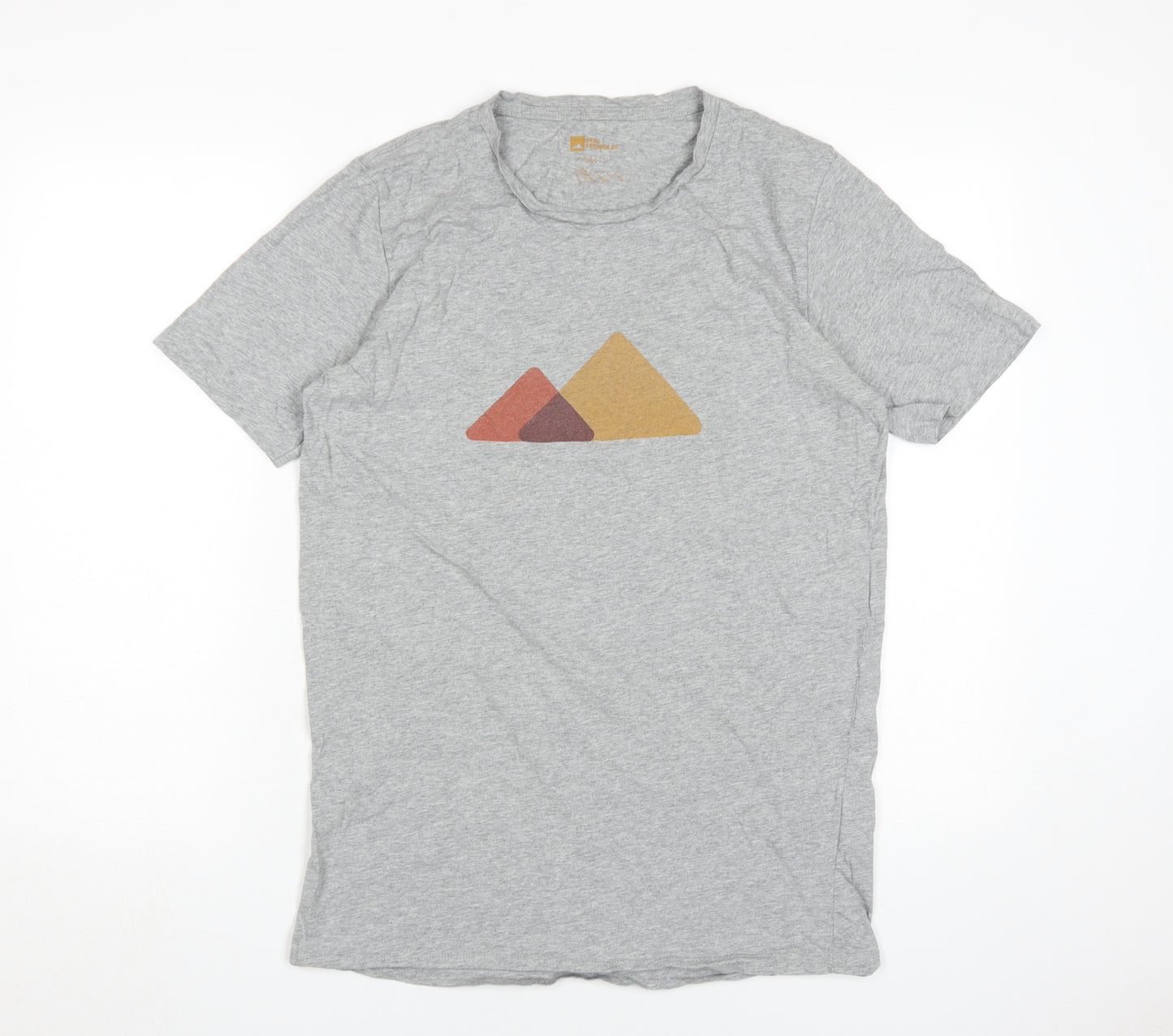 Berghaus Men's Grey Graphic Printed Cotton T-Shirt Size L