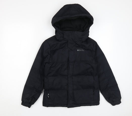 Mountain Warehouse Boys Black Puffer Jacket 9-10 Years