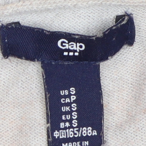 Gap Women's Beige Cardigan, Size S, Round Neck
