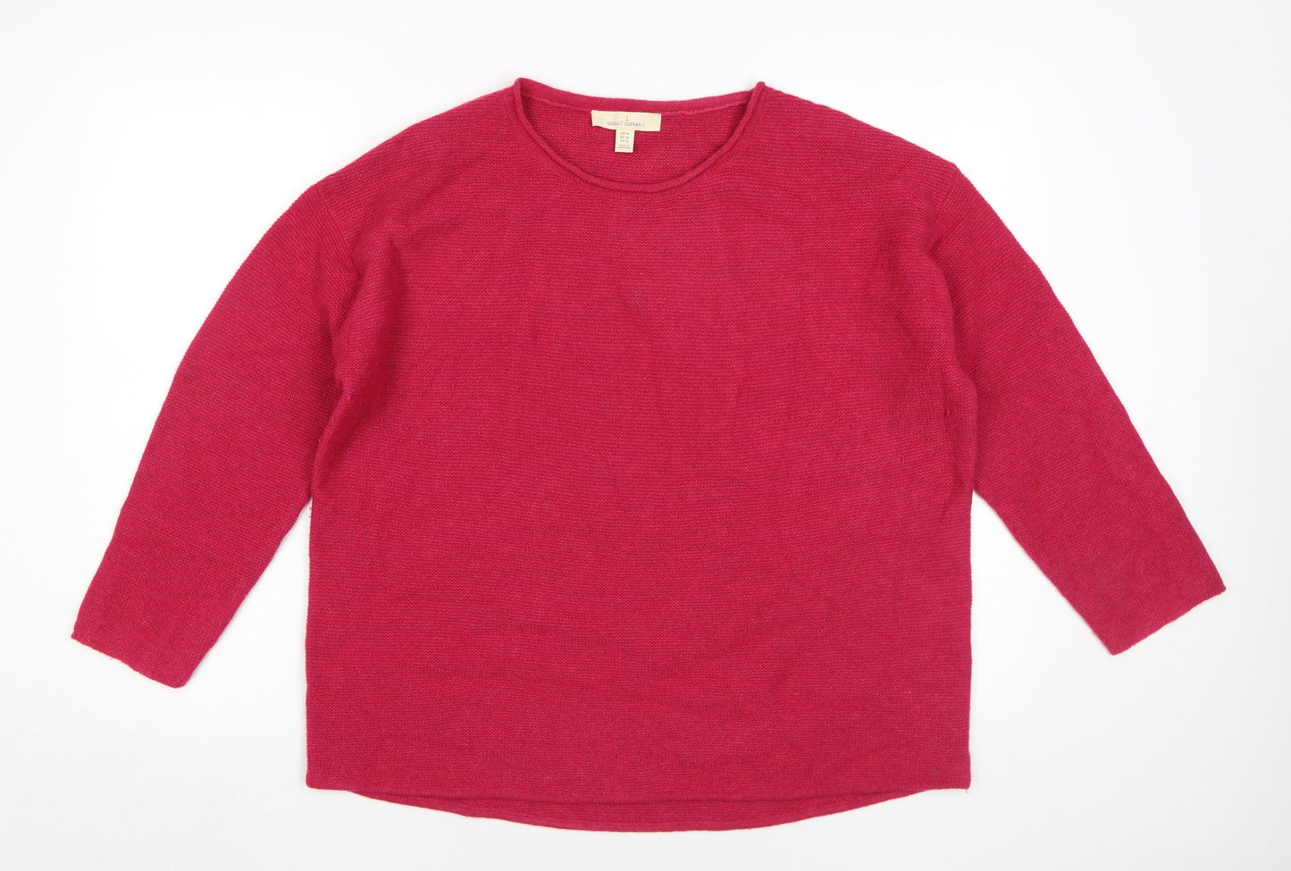 Seasalt Cornwall Women's Red Pullover Jumper Size 16