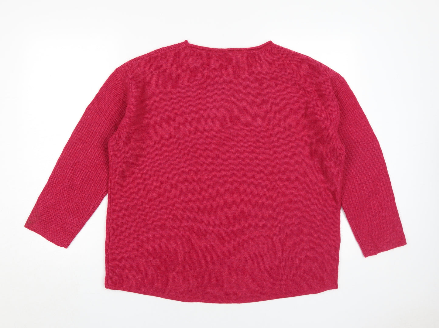Seasalt Cornwall Women's Red Pullover Jumper Size 16