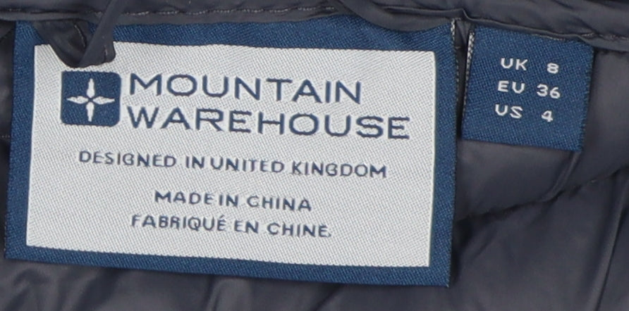 Mountain Warehouse Women's Green Puffer Jacket Size 8