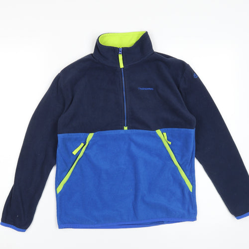 Craghoppers Boys Blue 1/2 Zip Fleece Sweatshirt 11-12 Years
