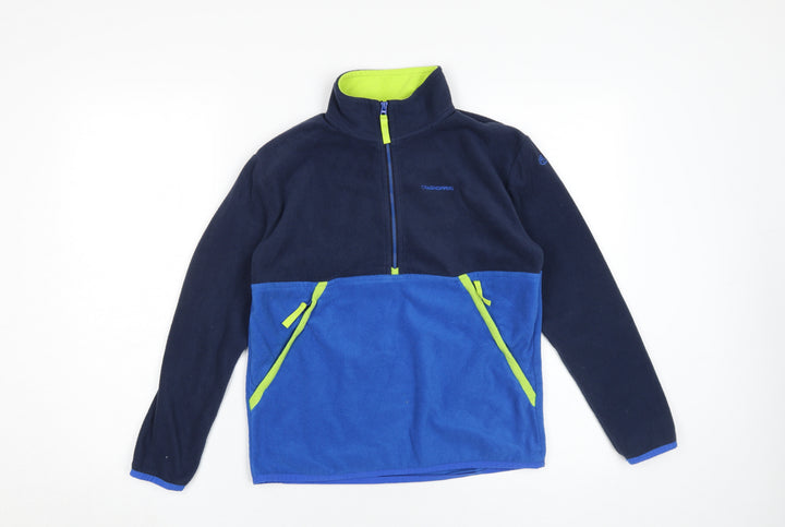 Craghoppers Boys Blue 1/2 Zip Fleece Sweatshirt 11-12 Years