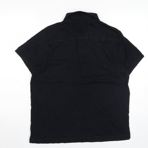 French Connection Men's Black XL Polo Shirt