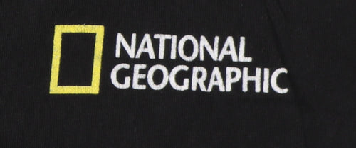 National Geographic Men's Black Space Graphic T-Shirt M