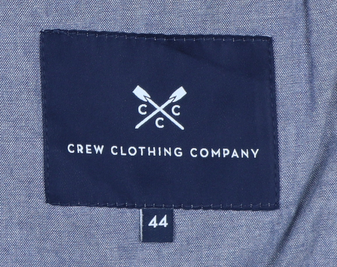 Crew Clothing Men Beige Blazer Size 44 Regular Fit