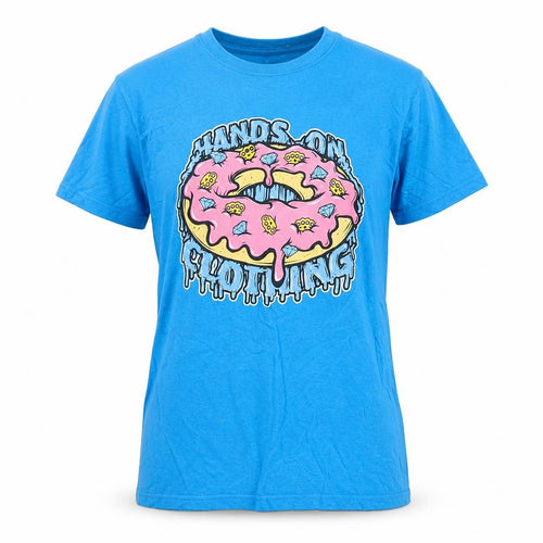 Hands On Clothing Blue Unisex T-Shirt S Casual