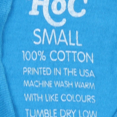 Hands On Clothing Blue Unisex T-Shirt S Casual