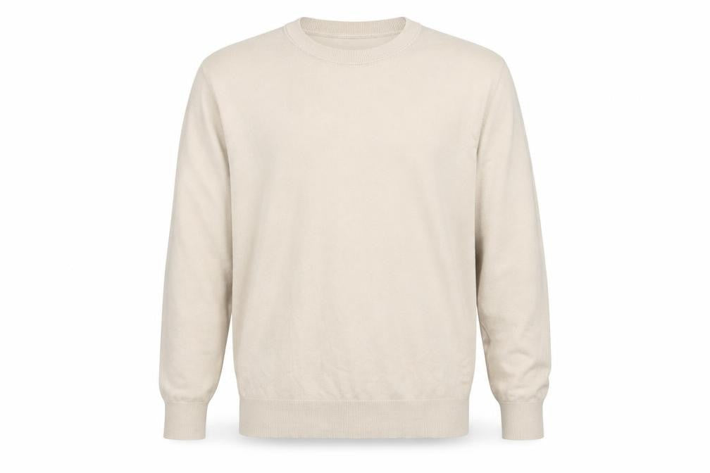 Front view of River Island Men's Beige XL jumper