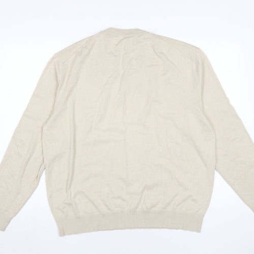 River Island Men's Beige XL Pullover Jumper