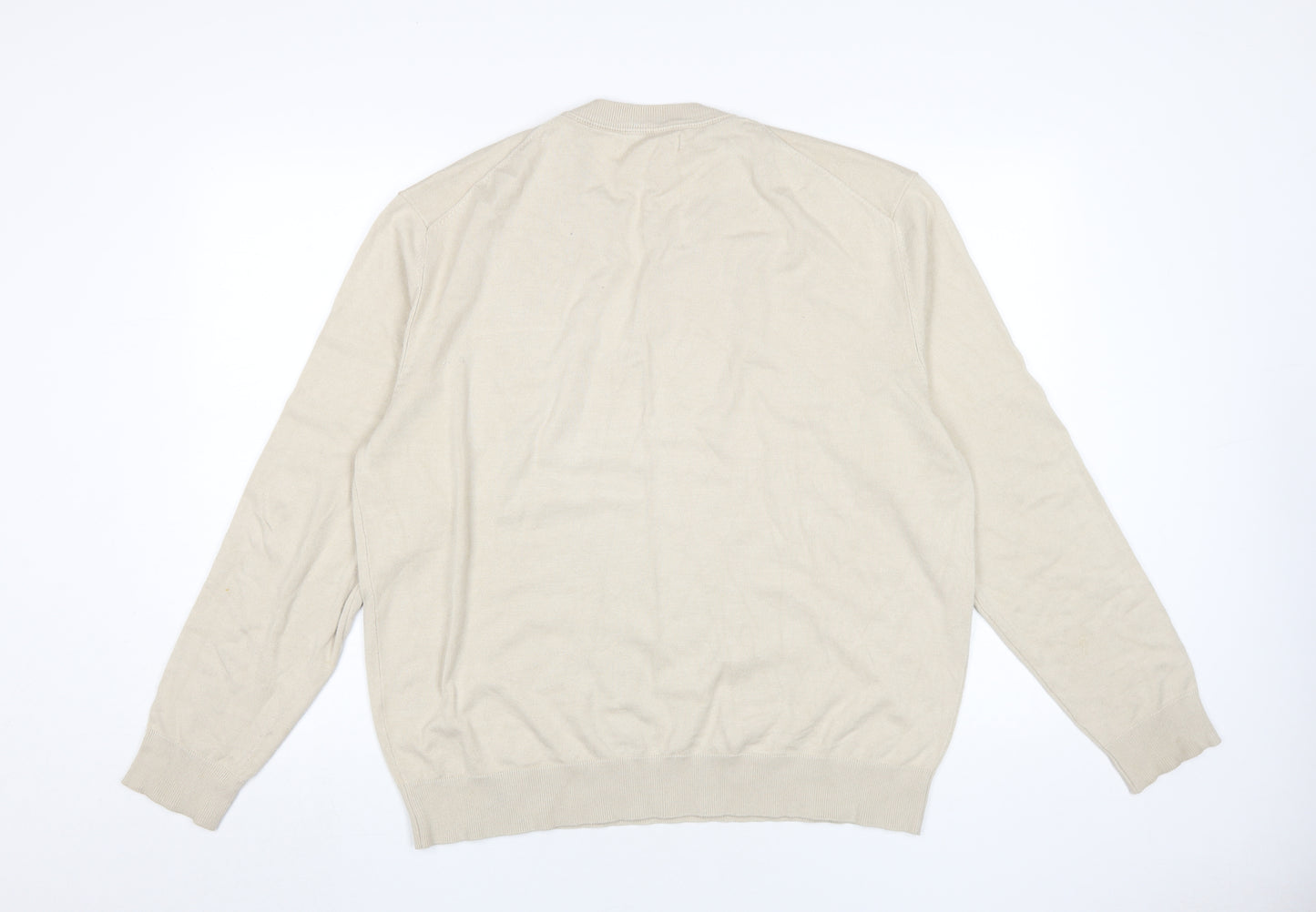 River Island Men's Beige XL Pullover Jumper
