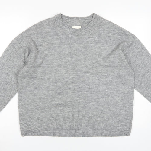 H&M Women's Grey Pullover Jumper, Size S