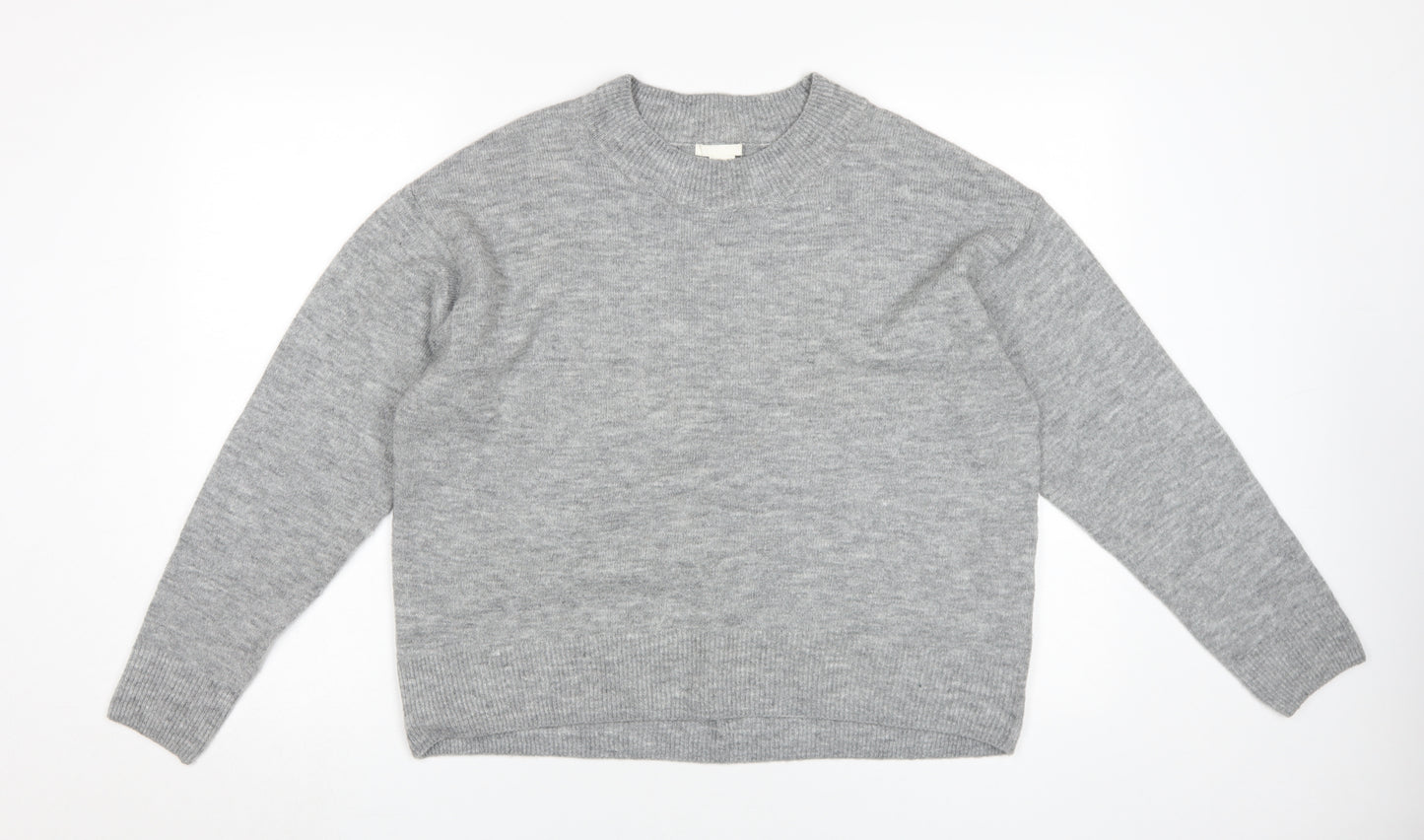 H&M Women's Grey Pullover Jumper, Size S