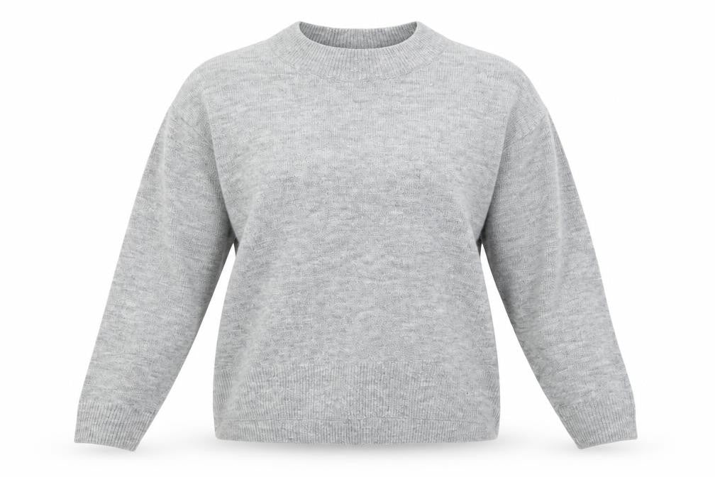 Front view of H&M Women's Grey jumper, size S