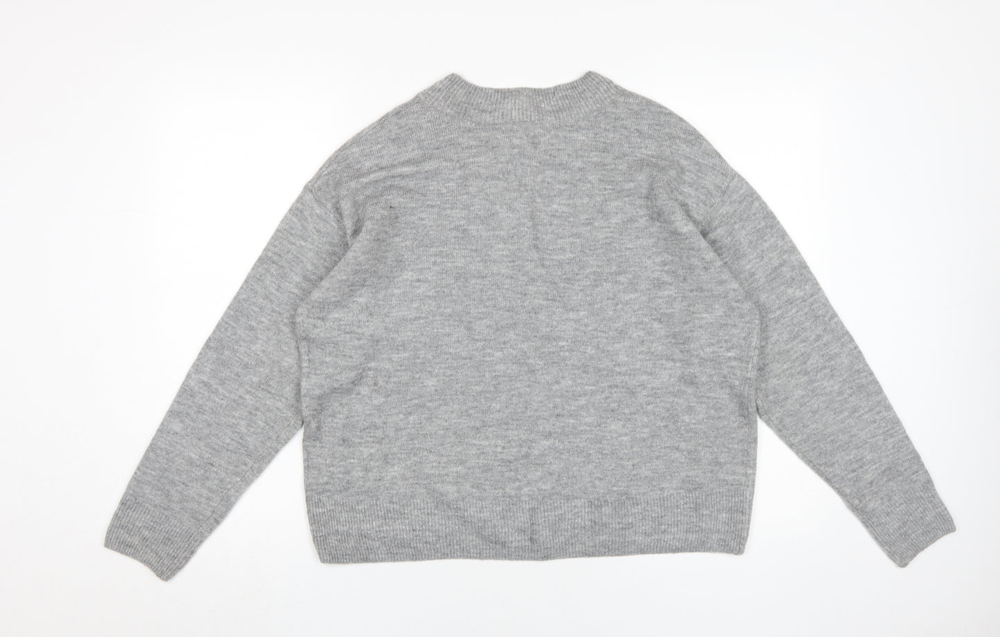 H&M Women's Grey Pullover Jumper, Size S