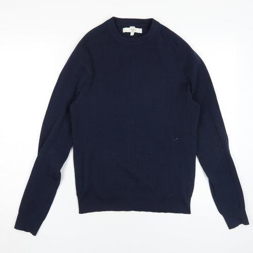 River Island Men's Blue Pullover Jumper, Size S