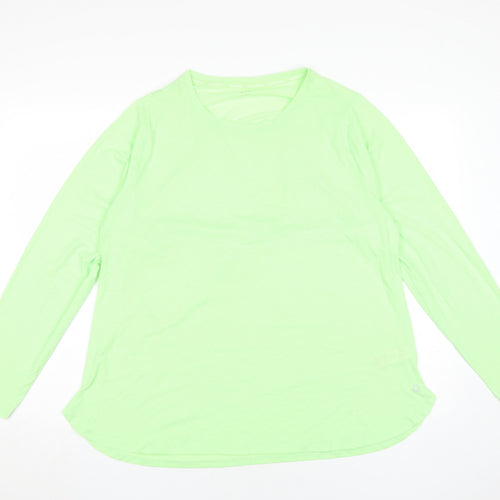 Marks & Spencer Women's Green Long Sleeve Pullover Top