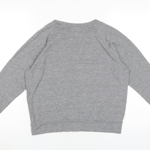 Illustrated People Women's Grey Love Sweatshirt S