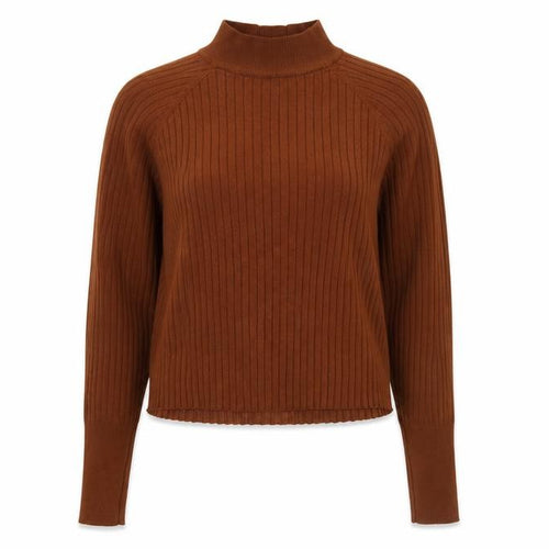 Zara Women’s Brown Mock Neck Cardigan, Size S