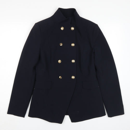 Zara Women Black Military Jacket Size 12