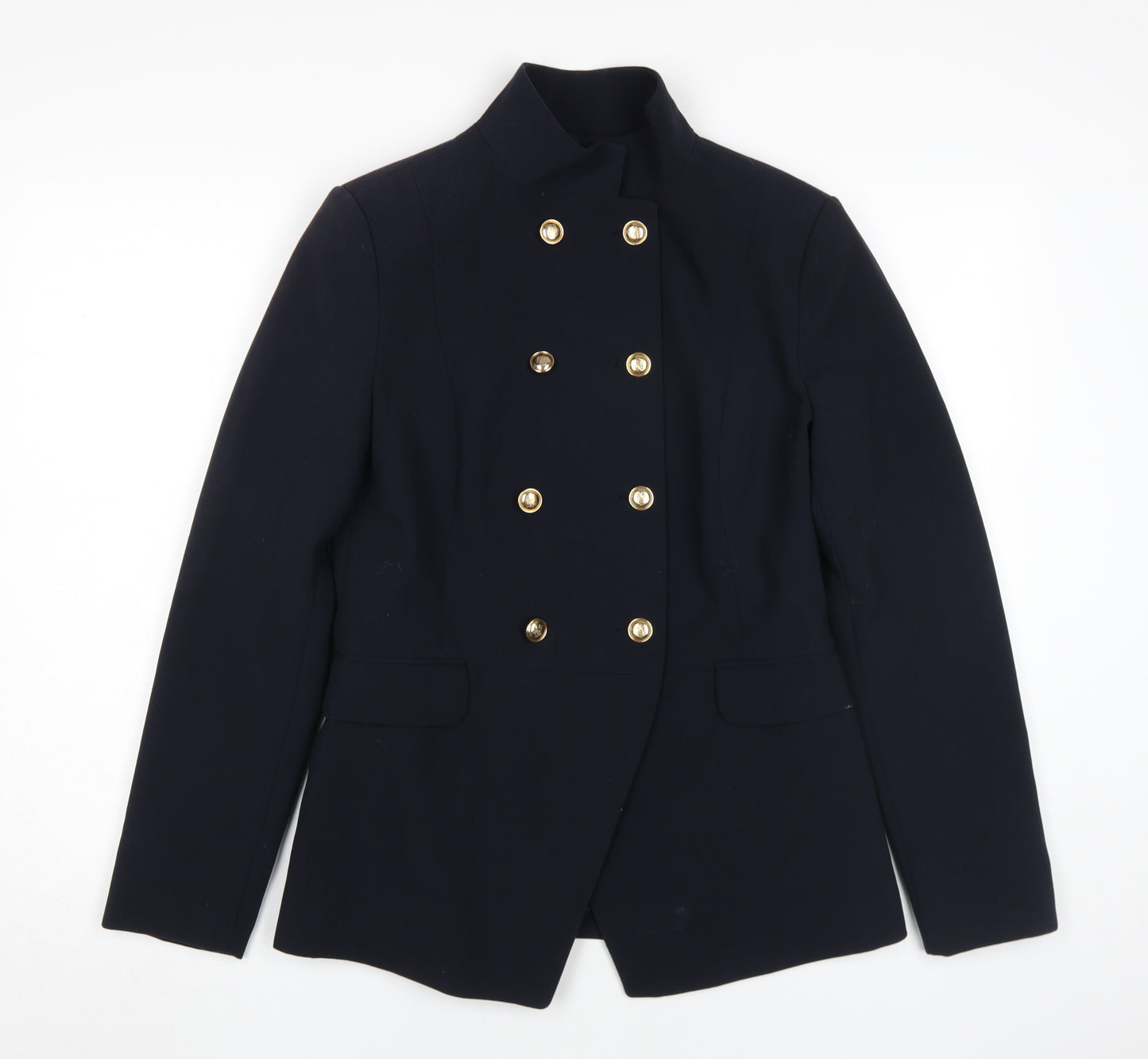 Zara Women Black Military Jacket Size 12