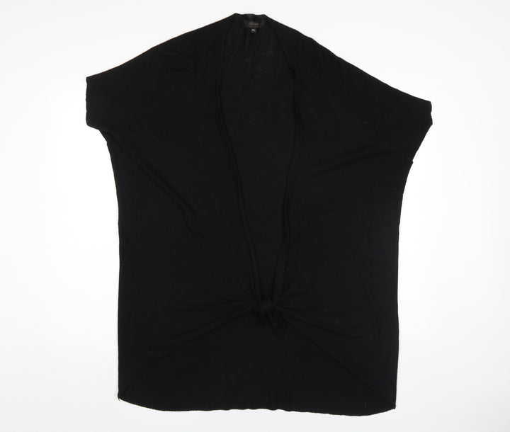 Rococo Women's Black Cape Jumper M - Elegant Knit Style