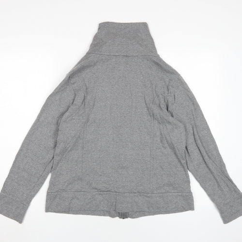 Marks & Spencer Women's Grey Full Zip Sweatshirt Size 16