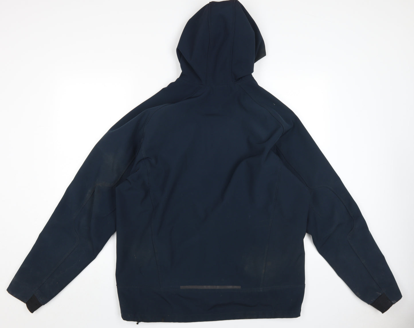 H&M Men's Blue Hooded Windbreaker Jacket M