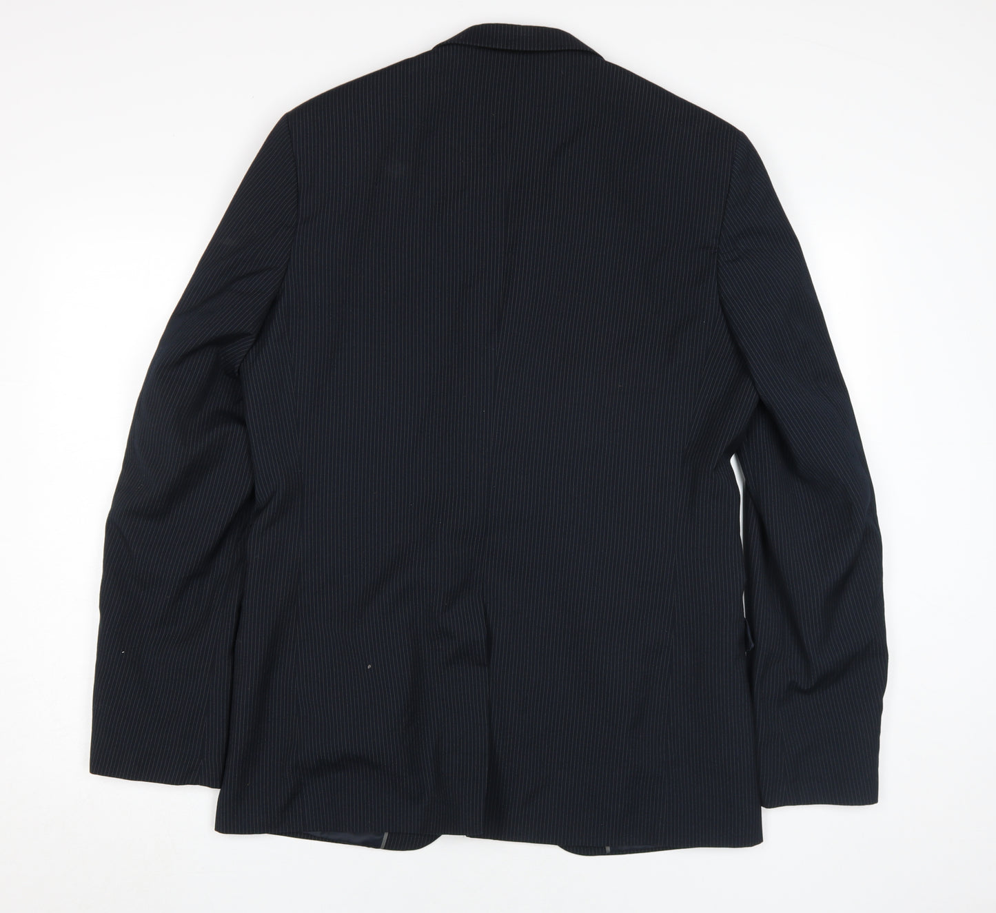 H&M Men's Black 40R Regular Blazer, 2-Button, Formal