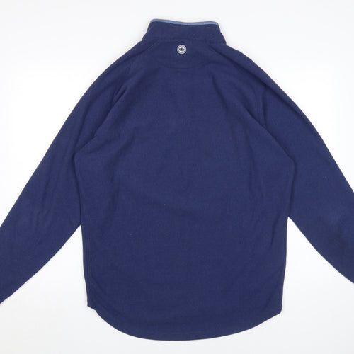 Peter Millar Men's Blue Quarter Zip Sweatshirt M