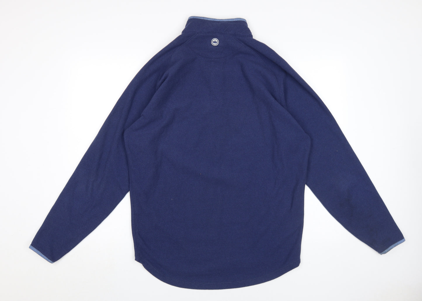 Peter Millar Men's Blue Quarter Zip Sweatshirt M