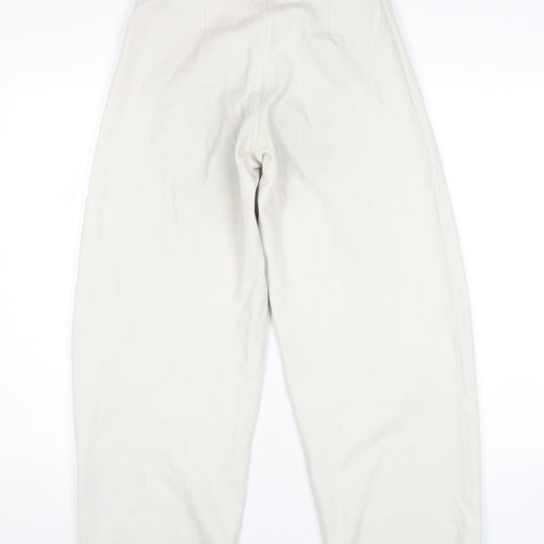 Uniqlo Women Ivory Straight Trousers XS