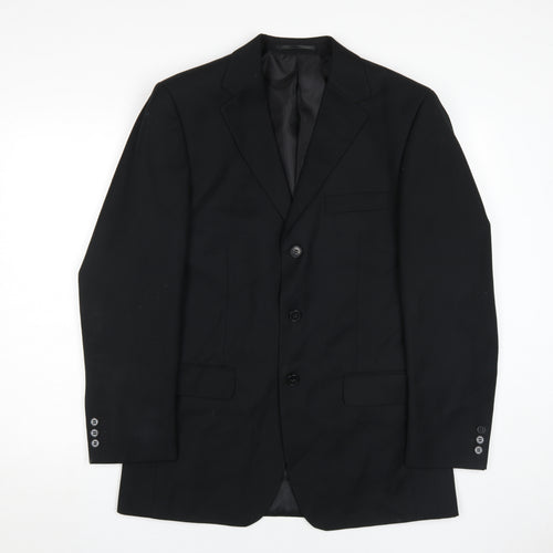 Scott & Taylor Men’s Black 38 Regular Blazer
