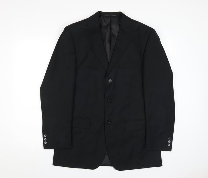 Scott & Taylor Men’s Black 38 Regular Blazer