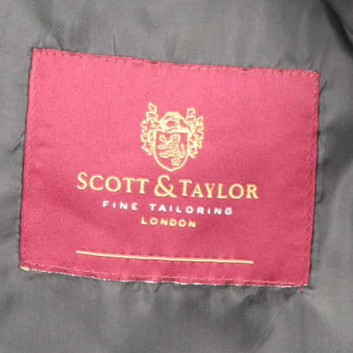 Scott & Taylor Men’s Black 38 Regular Blazer