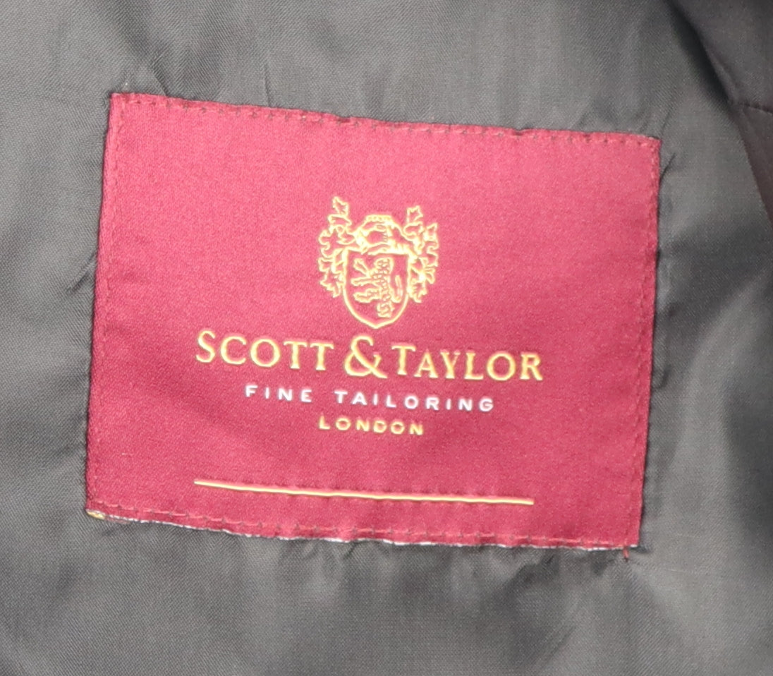 Scott & Taylor Men’s Black 38 Regular Blazer