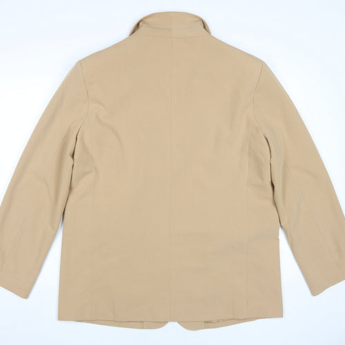Motel Women's Beige Blazer Large Business Casual