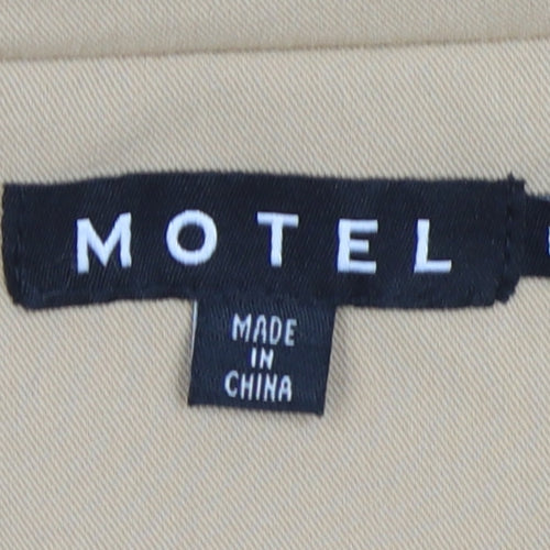 Motel Women's Beige Blazer Large Business Casual
