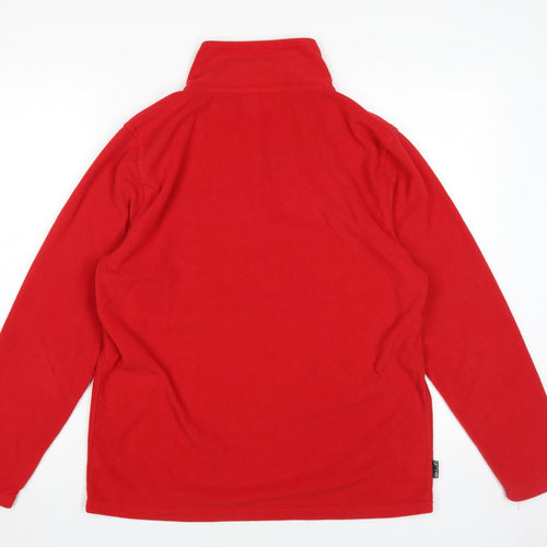 Granite Women's Red Fleece Pullover, XL, Lightweight Outdoor